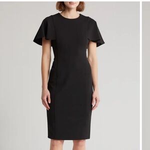 🌻3 for $18 Calvin Klein Flutter Sleeve Sheath Dress Size 6